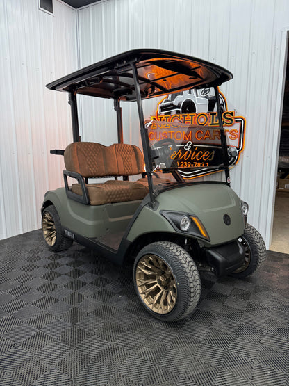 Yamaha Gas EFI (Military Matte Green)Street Legal Kit & Luxury Seat