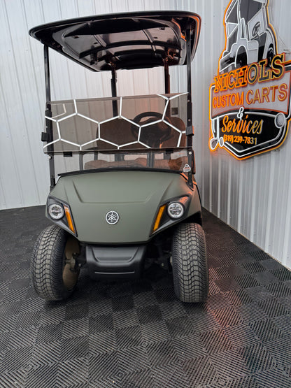 Yamaha Gas EFI (Military Matte Green)Street Legal Kit & Luxury Seat
