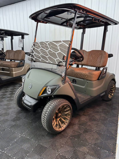 Yamaha Gas EFI (Military Matte Green)Street Legal Kit & Luxury Seat