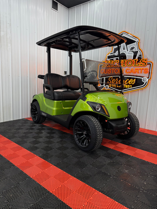 2022 Yamaha Gas EFI (Lime Green)Street Legal Kit & Luxury Seat