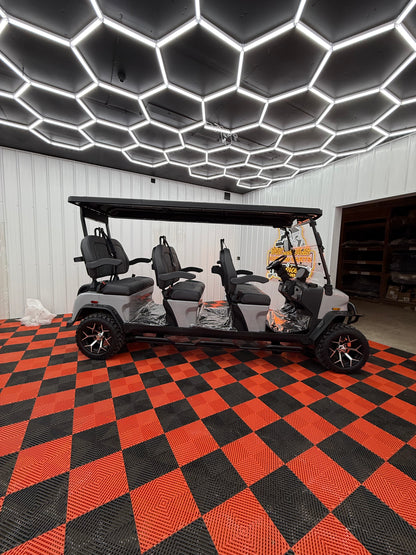 2025 Denago Rover XXL 6 Passenger Golf Cart Lithium Grey (36 0% Financing Available)
