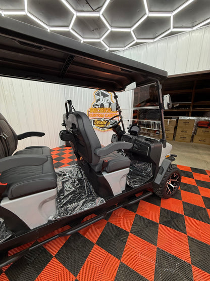 2025 Denago Rover XXL 6 Passenger Golf Cart Lithium Grey (36 0% Financing Available)