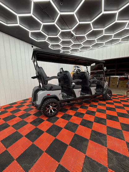 2025 Denago Rover XXL 6 Passenger Golf Cart Lithium Grey (36 0% Financing Available)