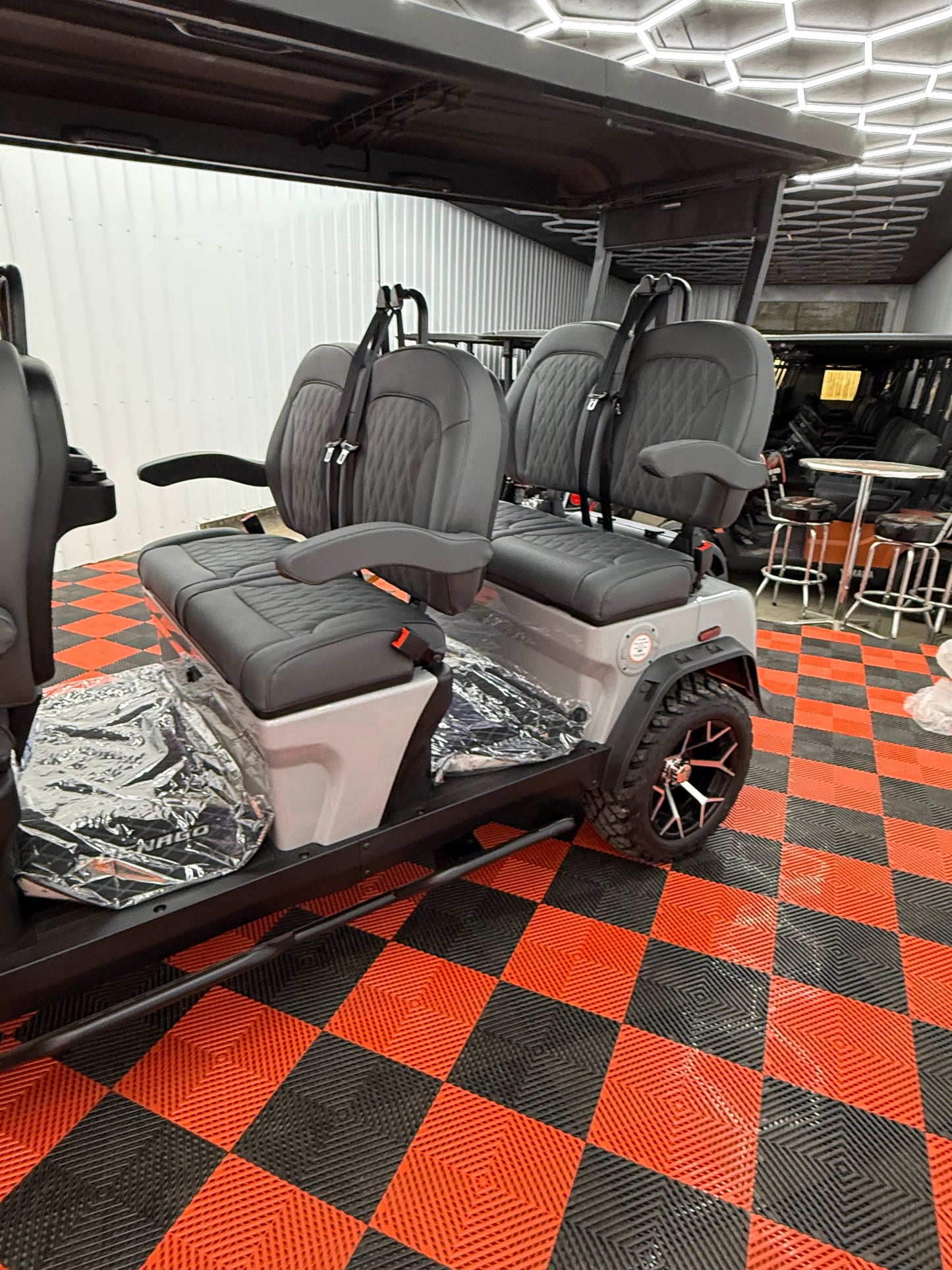 2025 Denago Rover XXL 6 Passenger Golf Cart Lithium Grey (36 0% Financing Available)