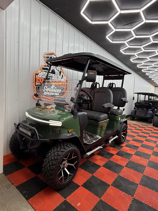 2025 Denago Rover XL 4 Passenger Lithium(36 Months 0% Financing Available) GREEN