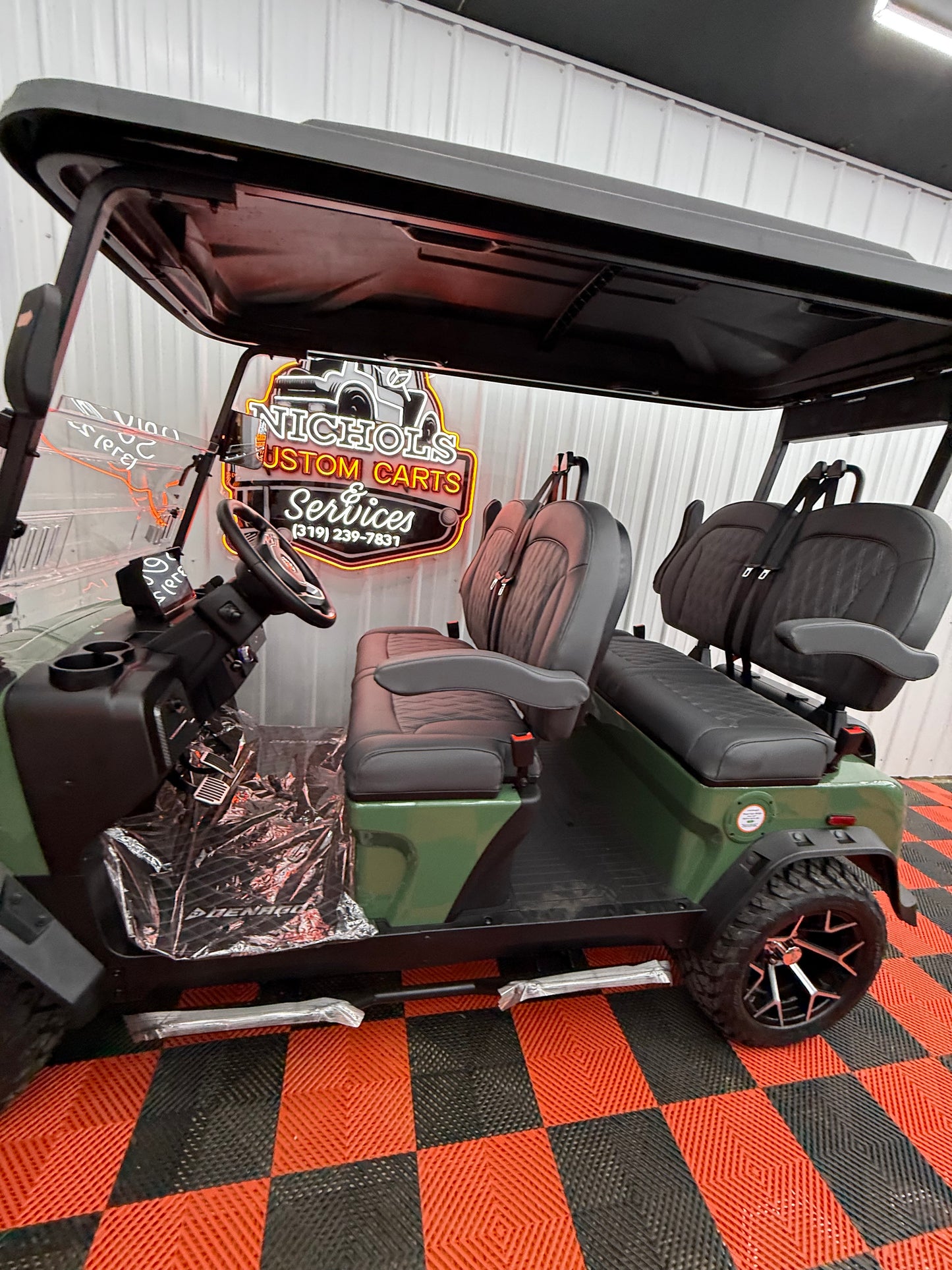 2025 Denago Rover XL 4 Passenger Lithium(36 Months 0% Financing Available) GREEN