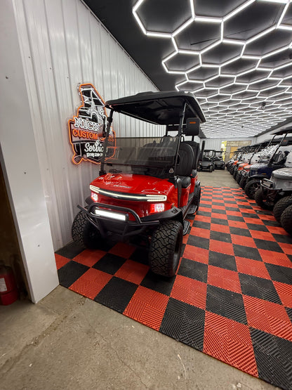 2025 Denago Rover XL 4 Passenger Golf Cart RED (36 Months 0% Financing Available)