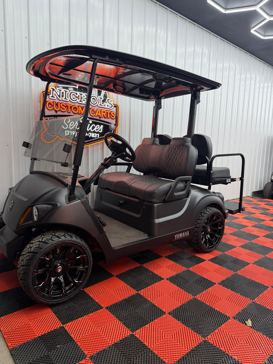 2022 Yamaha Gas EFI QT Matte Grey (Luxury Seat & Street Legal Kit) 4 Passenger