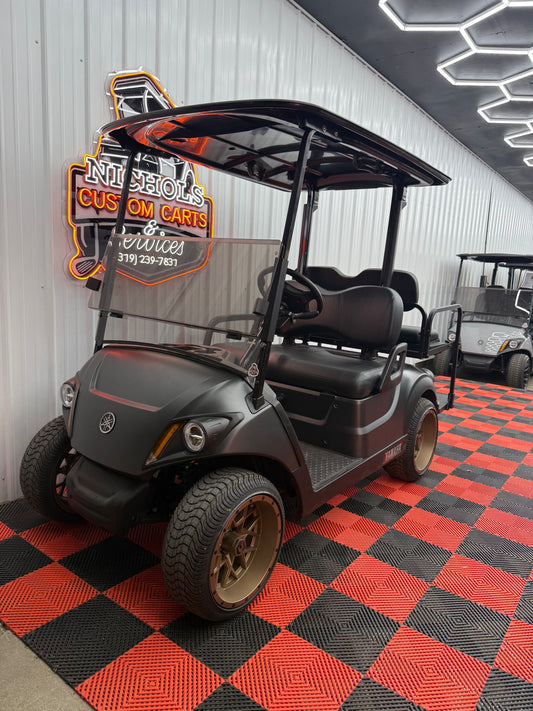 2022 Yamaha Gas EFI Matte Grey(4 Passenger & Street Legal Kit)