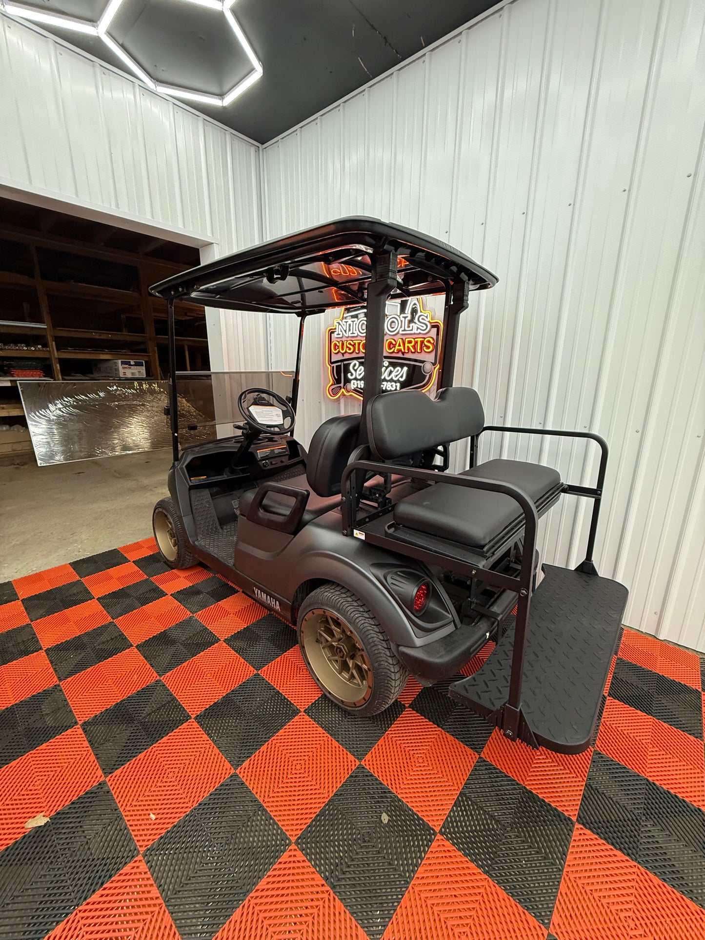 2022 Yamaha Gas EFI Matte Grey(4 Passenger & Street Legal Kit)