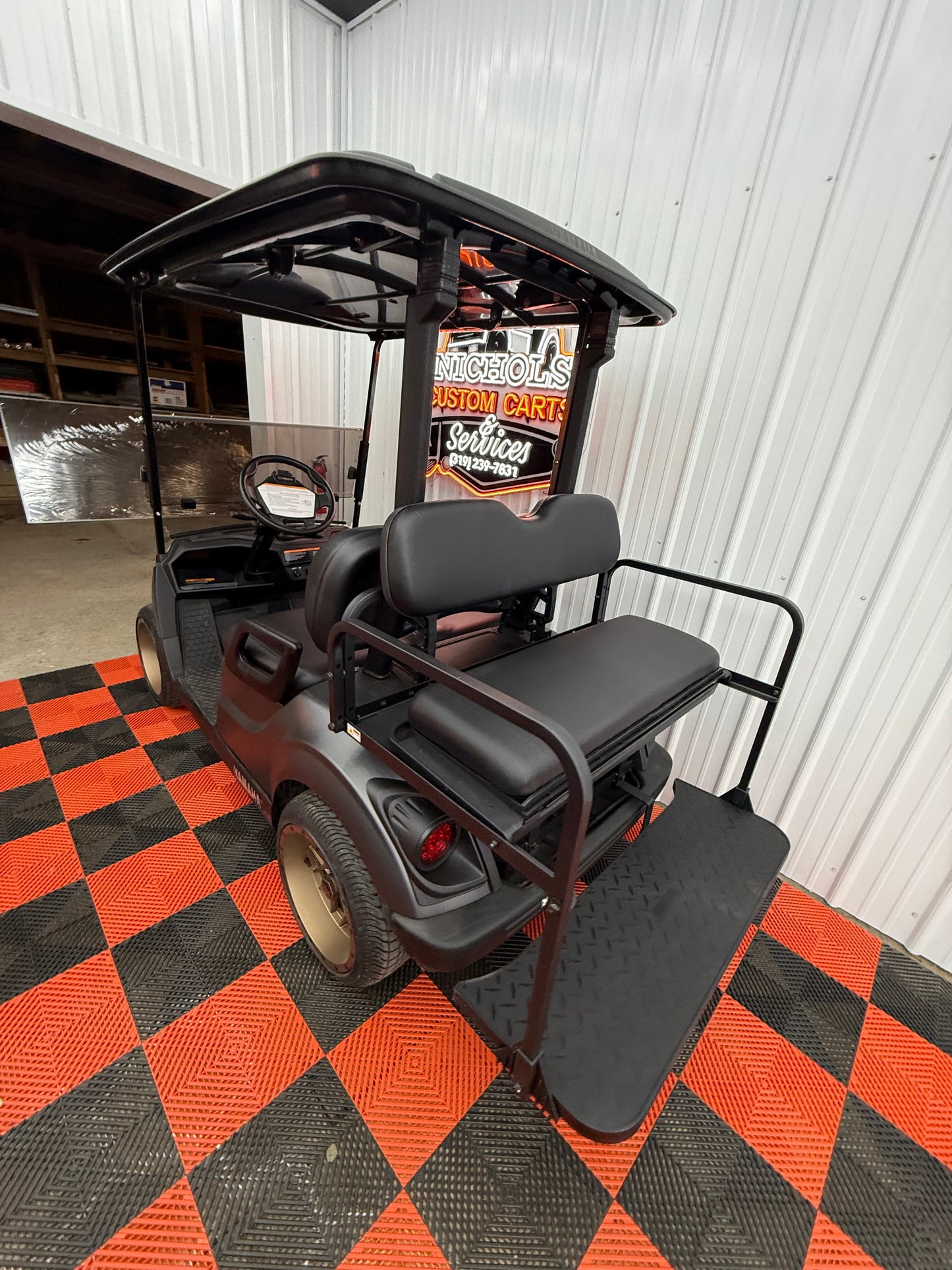 2022 Yamaha Gas EFI Matte Grey(4 Passenger & Street Legal Kit)