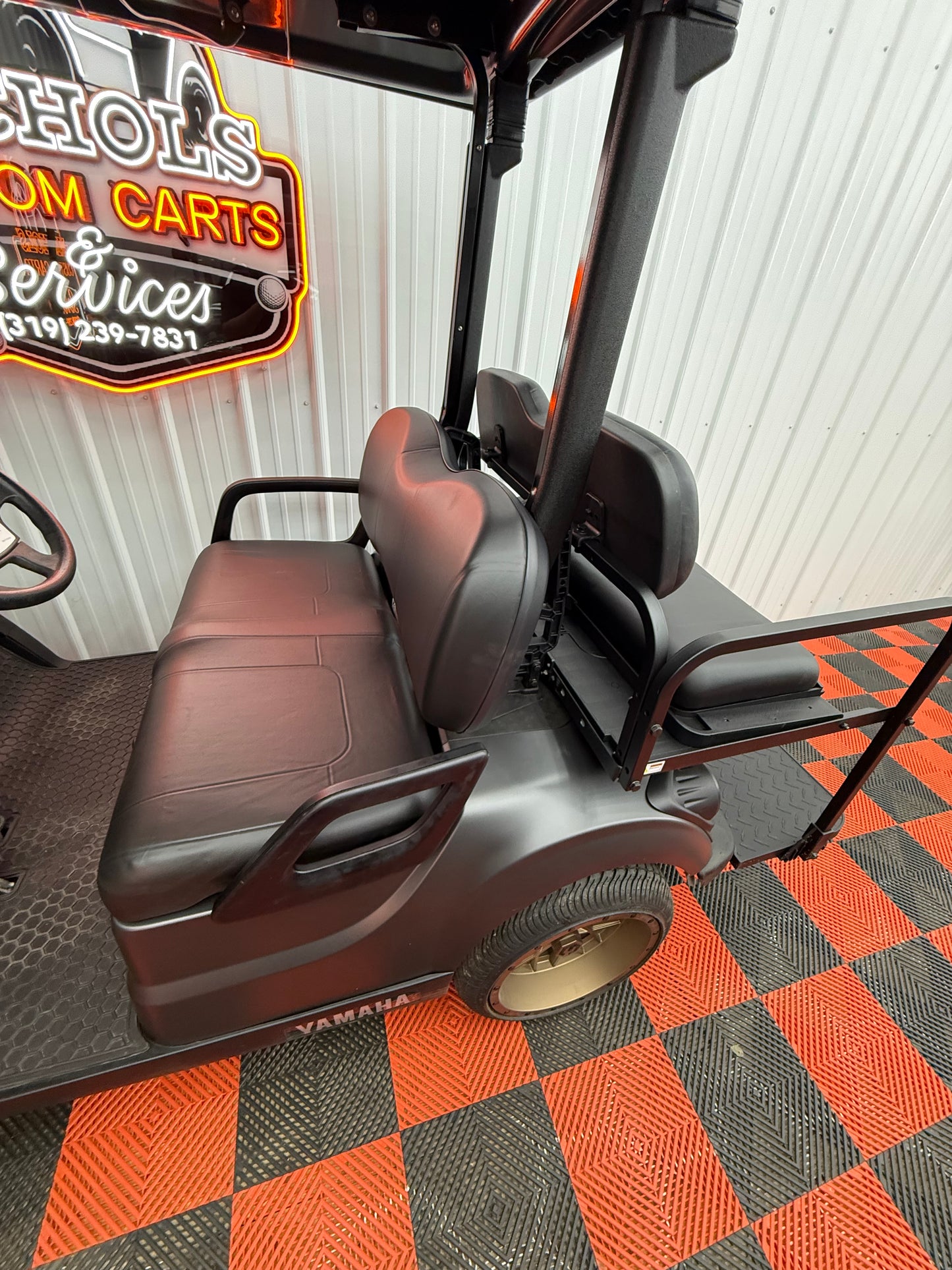 2022 Yamaha Gas EFI Matte Grey(4 Passenger & Street Legal Kit)