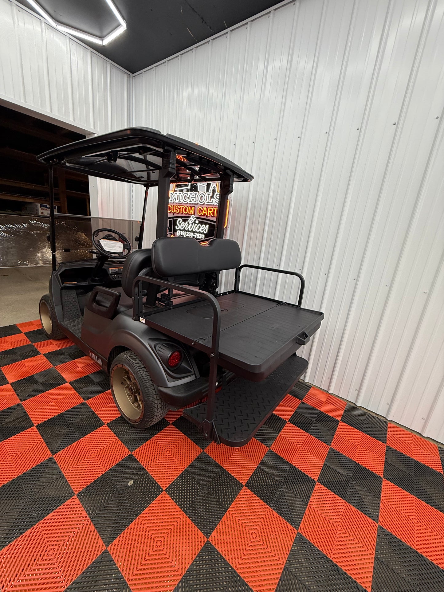 2022 Yamaha Gas EFI Matte Grey(4 Passenger & Street Legal Kit)