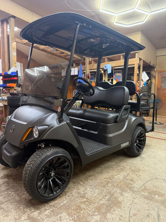 2022 Yamaha Gas EFI Matte Grey(4 Passenger & Street Legal Kit)