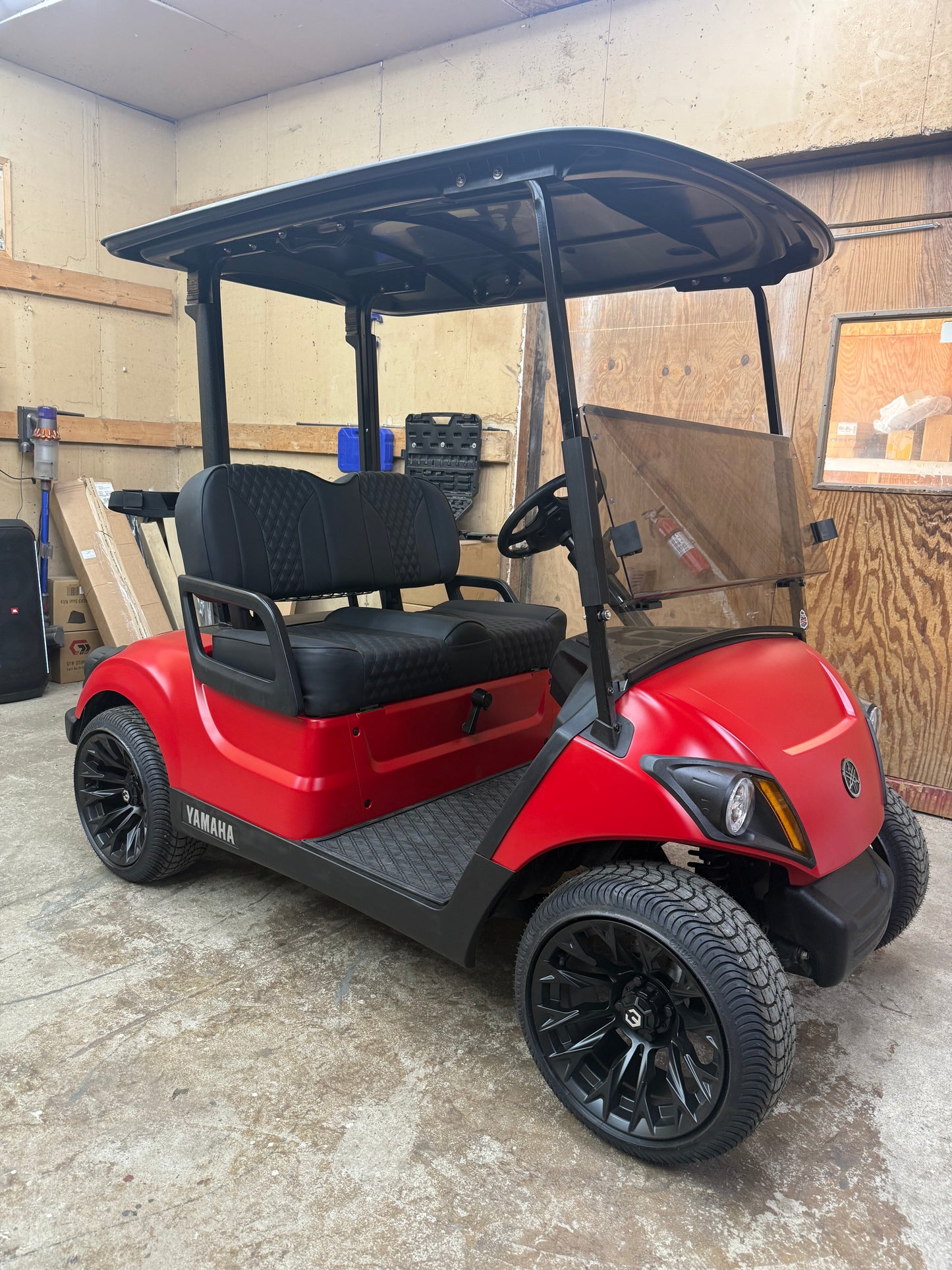 Yamaha Gas EFI 2022 Matte Red(Street Legal Kit & Luxury Seat)