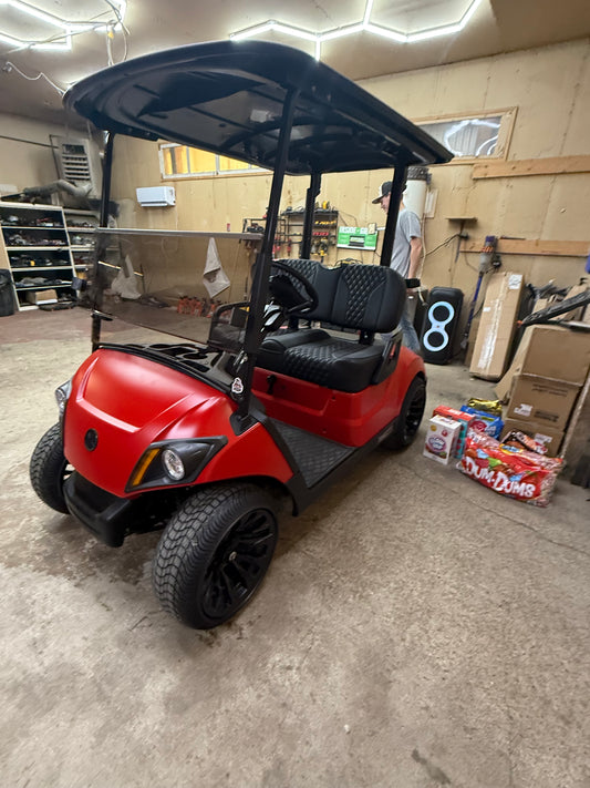 Yamaha Gas EFI 2022 Matte Red(Street Legal Kit & Luxury Seat)