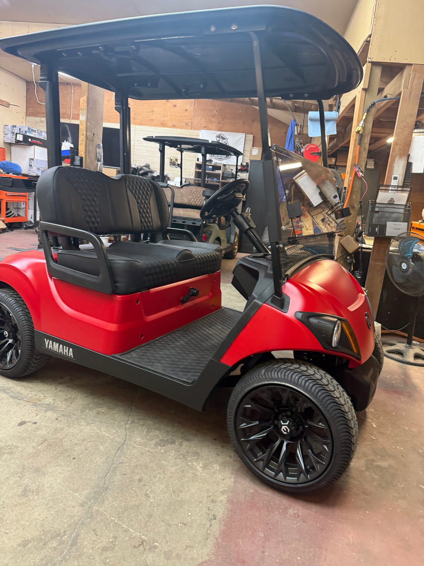 Yamaha Gas EFI 2022 Matte Red(Street Legal Kit & Luxury Seat)