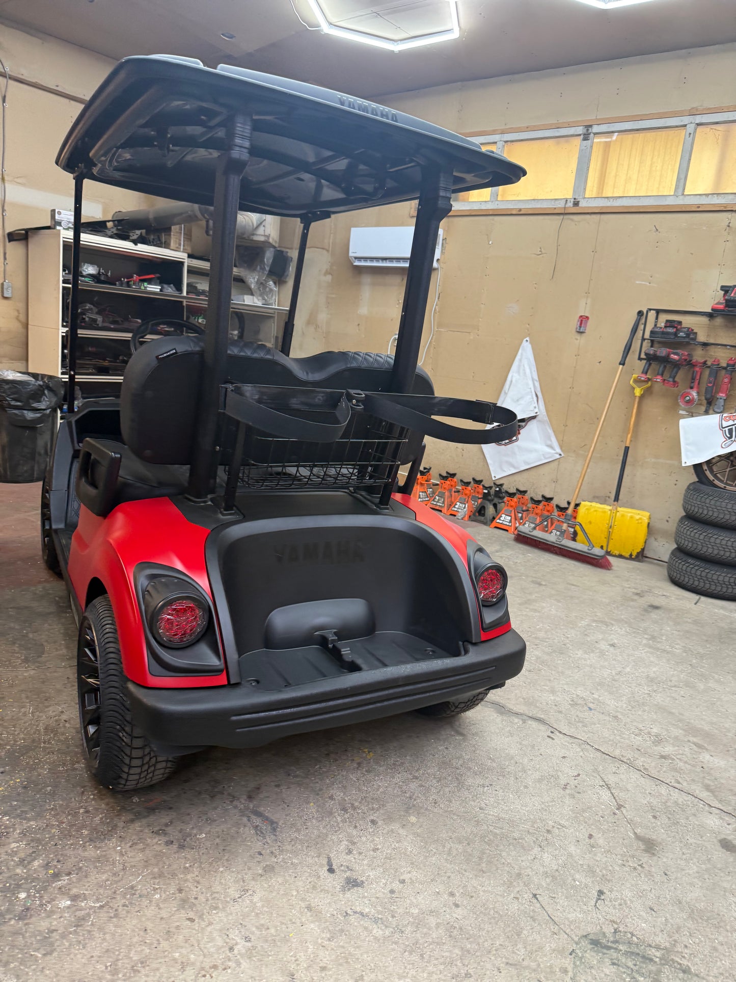 Yamaha Gas EFI 2022 Matte Red(Street Legal Kit & Luxury Seat)
