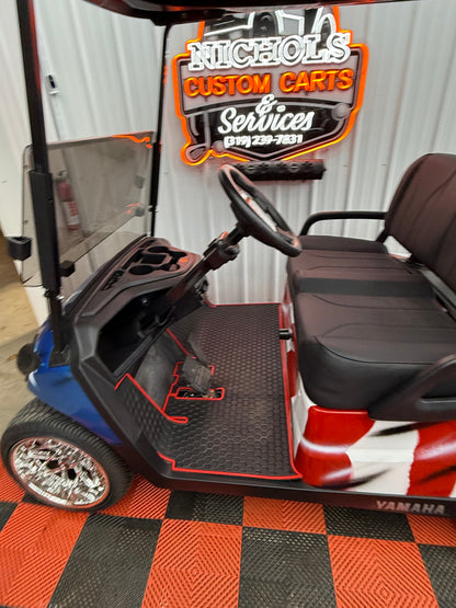 Yamaha Gas EFI QT(American Flag Edition) Luxury Seat & Street Legal Kit