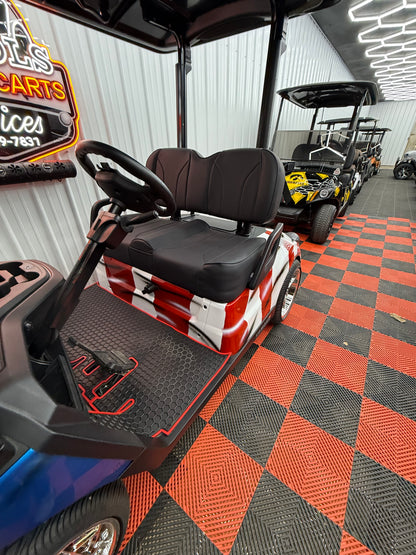 Yamaha Gas EFI QT(American Flag Edition) Luxury Seat & Street Legal Kit
