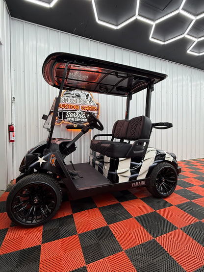 2022 Yamaha Gas EFI QT(American Flag Edition) Luxury Seat & Street Legal Kit
