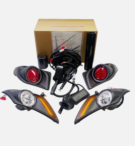 Premium LED Deluxe Street Legal Golf Cart Light Kit for Yamaha Drive2 2017-Up
