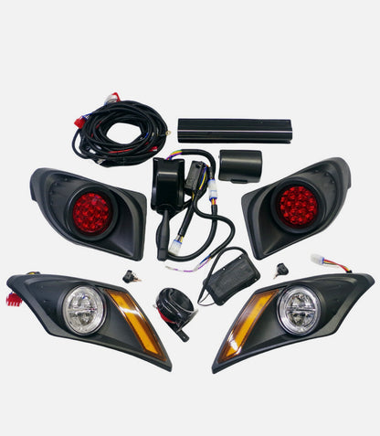 Premium LED Deluxe Street Legal Golf Cart Light Kit for Yamaha Drive2 2017-Up