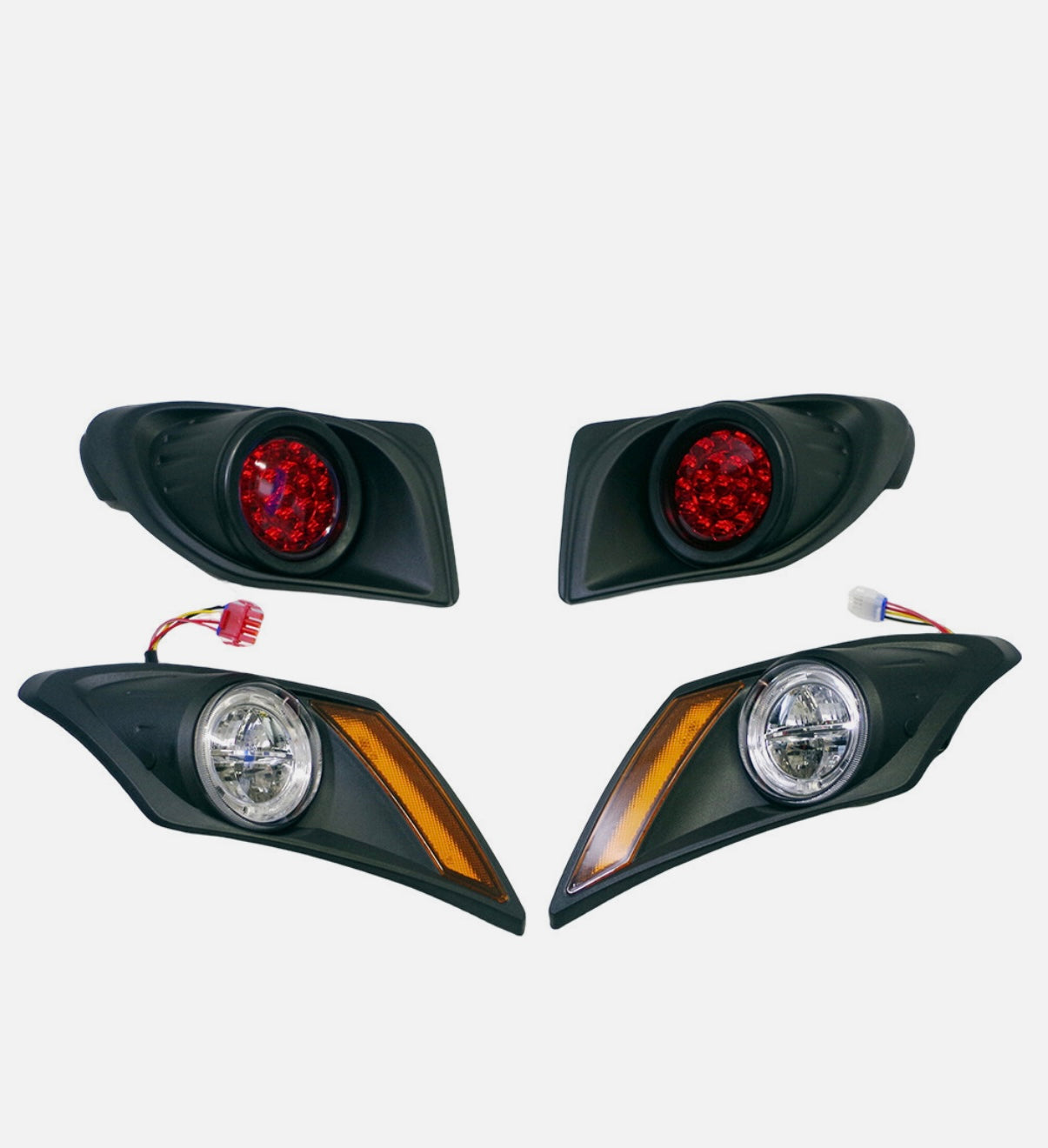 Premium LED Deluxe Street Legal Golf Cart Light Kit for Yamaha Drive2 2017-Up