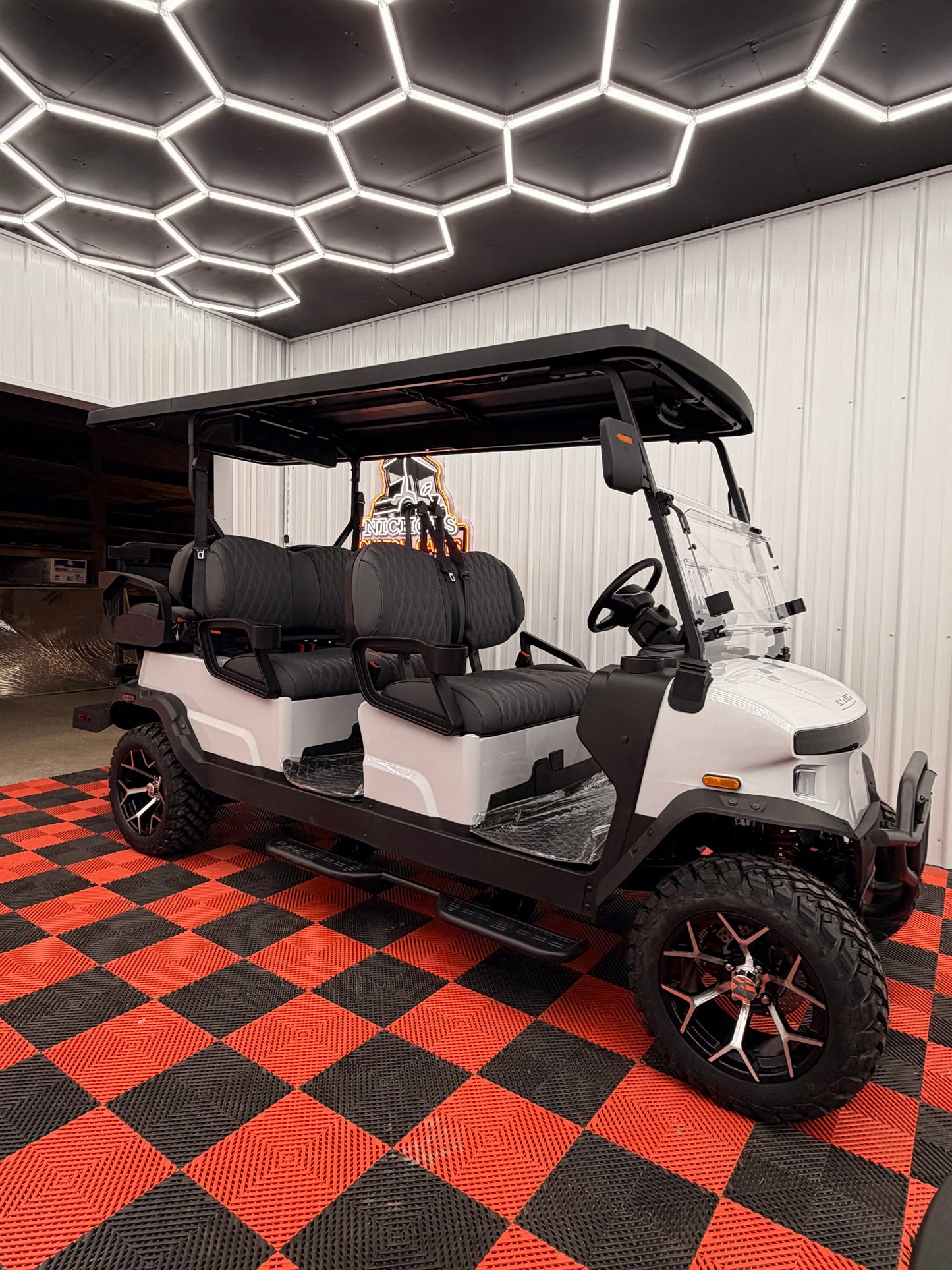 2025 Denago Rover XL6 Passenger Golf Cart Lithium White  (36 0% Financing Available)
