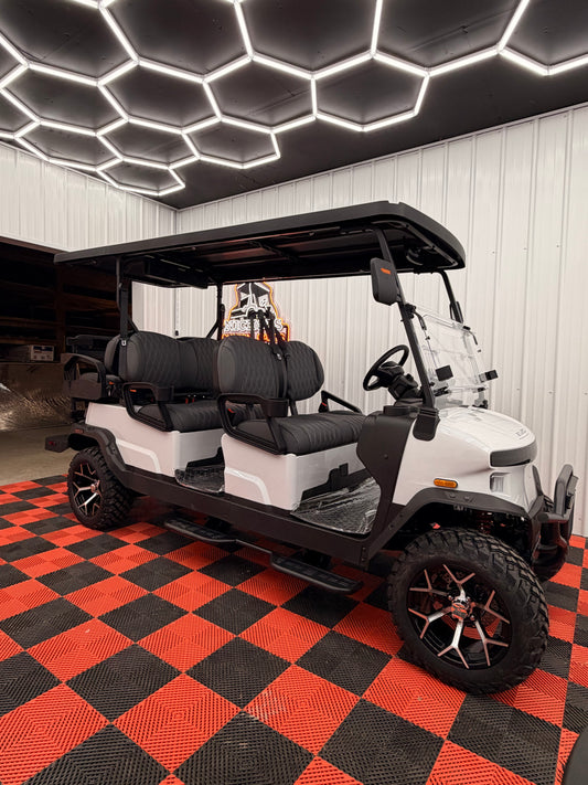 2025 Denago Rover XL6 Passenger Golf Cart Lithium White  (36 0% Financing Available)