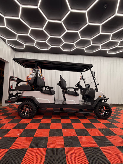2025 Denago Rover XL6 Passenger Golf Cart Lithium White  (36 0% Financing Available)