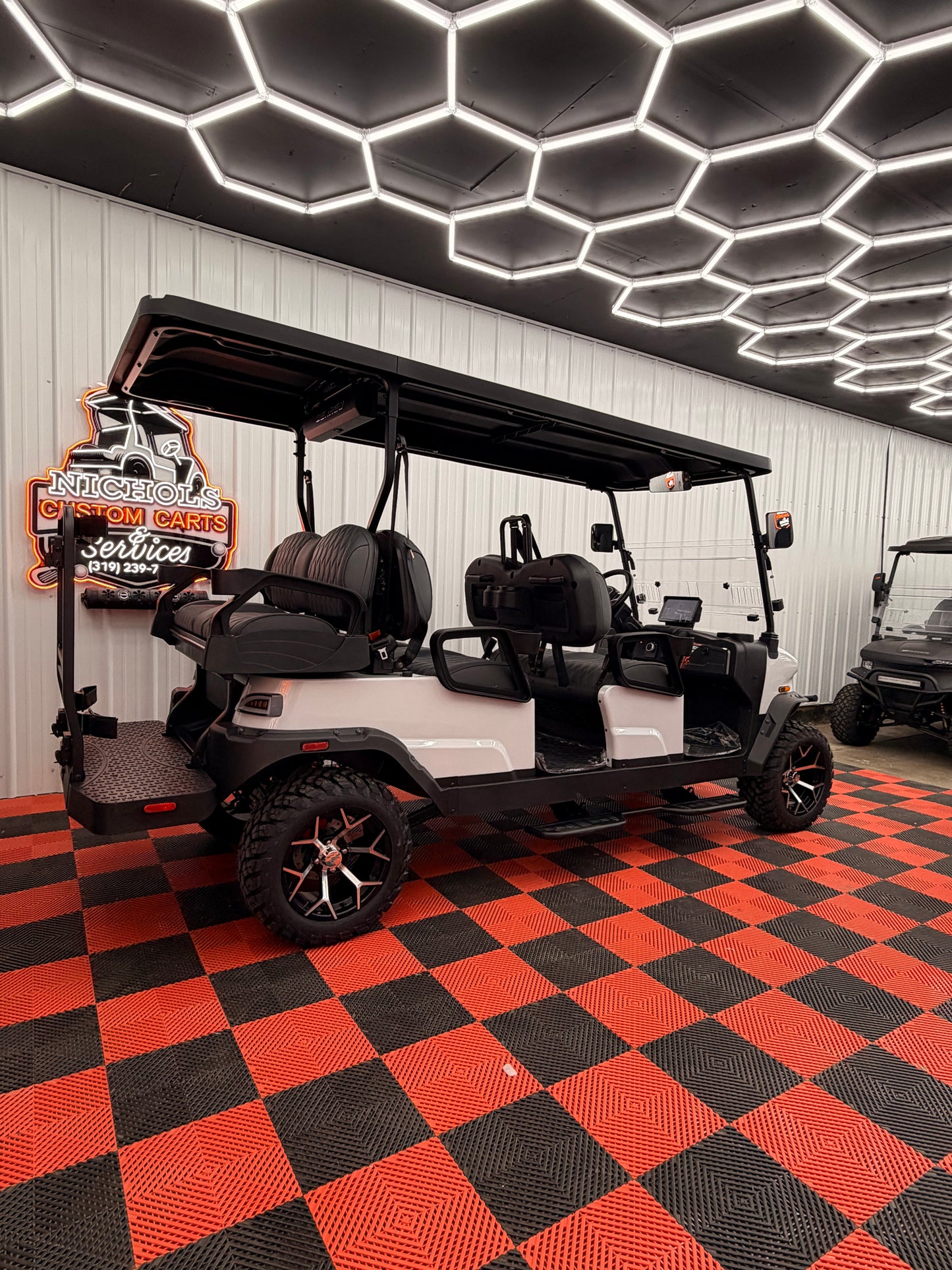 2025 Denago Rover XL6 Passenger Golf Cart Lithium White  (36 0% Financing Available)