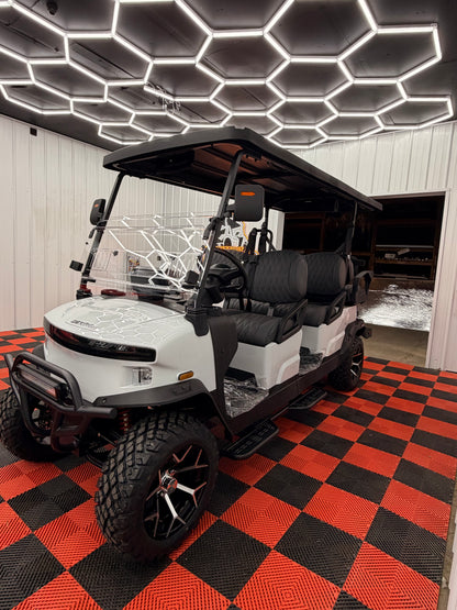 2025 Denago Rover XL6 Passenger Golf Cart Lithium White  (36 0% Financing Available)