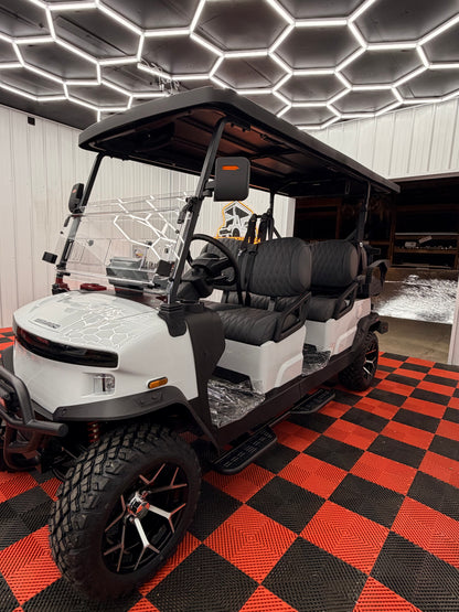 2025 Denago Rover XL6 Passenger Golf Cart Lithium White  (36 0% Financing Available)