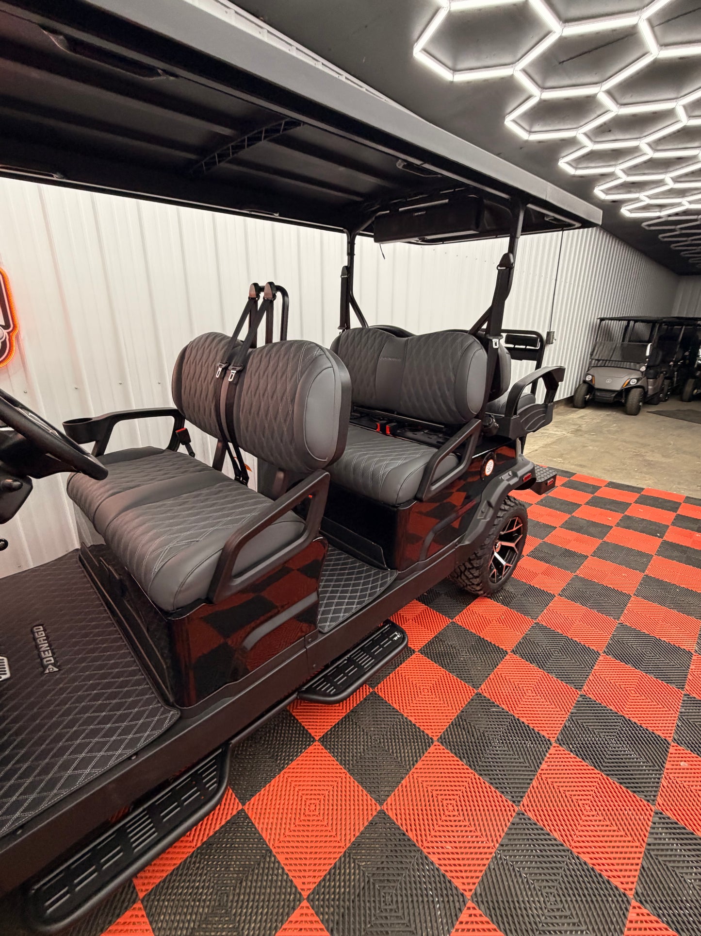 2025 Denago Rover XL6 Passenger Golf Cart Lithium BLACK (36 0% Financing Available)