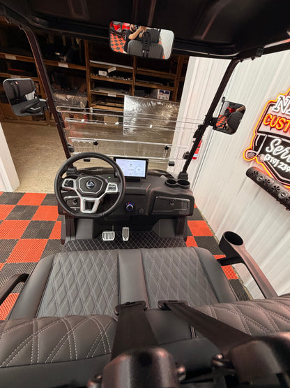 2025 Denago Rover XL6 Passenger Golf Cart Lithium BLACK (36 0% Financing Available)