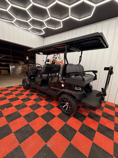 2025 Denago Rover XL6 Passenger Golf Cart Lithium BLACK (36 0% Financing Available)
