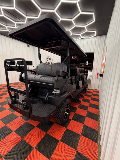2025 Denago Rover XL6 Passenger Golf Cart Lithium BLACK (36 0% Financing Available)