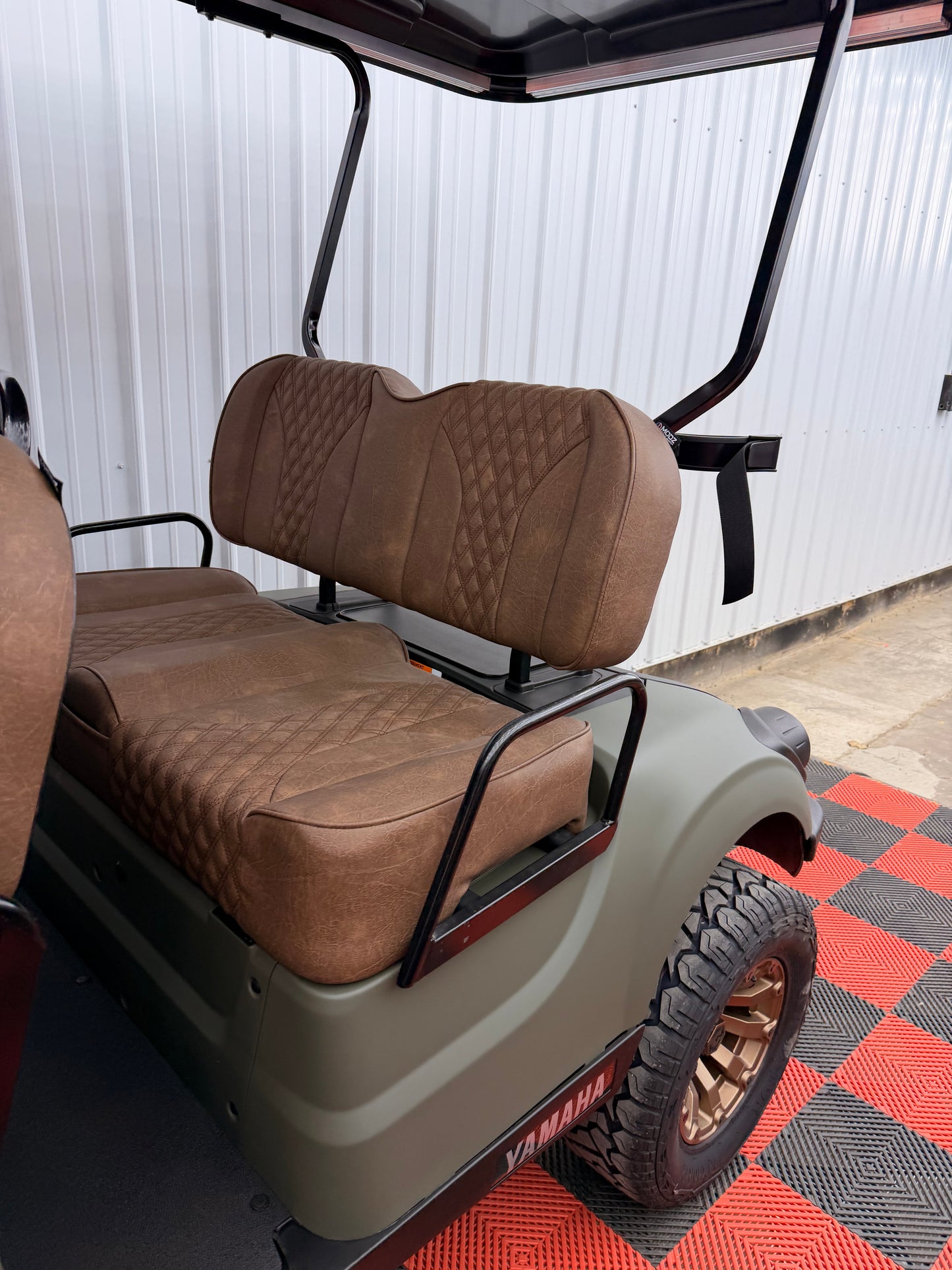 Yamaha Gas EFI QT PTV 4 Passenger Military Matte Green(Luxury,Lifted & Loaded)Forward Facing