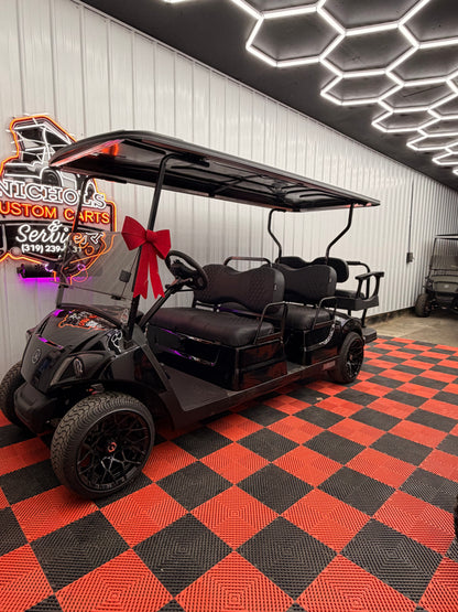 Yamaha Gas EFI QT PTV 6 Passenger Golf Cart