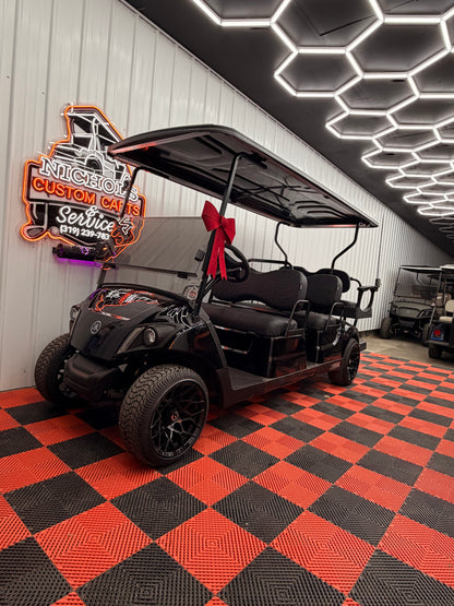 Yamaha Gas EFI QT PTV 6 Passenger Golf Cart