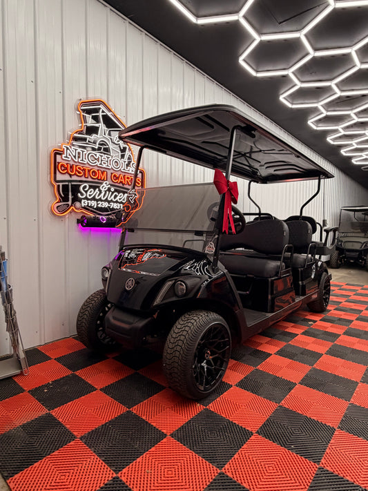 Yamaha Gas EFI QT PTV 6 Passenger Golf Cart