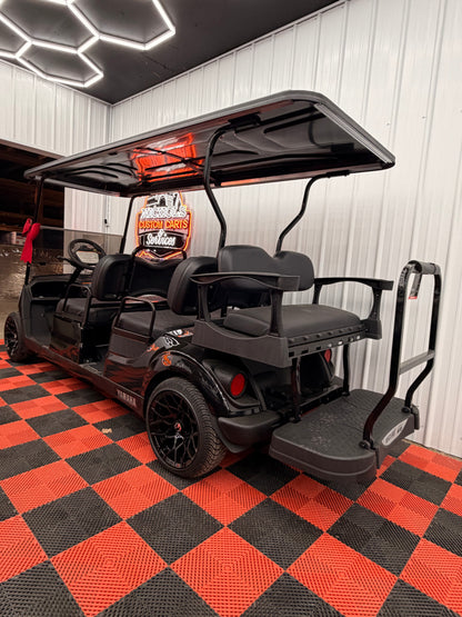Yamaha Gas EFI QT PTV 6 Passenger Golf Cart