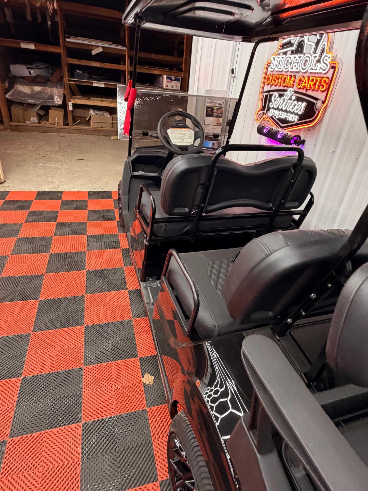 Yamaha Gas EFI QT PTV 6 Passenger Golf Cart