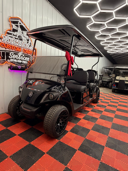 Yamaha Gas EFI QT PTV 6 Passenger Golf Cart
