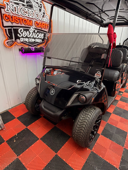 Yamaha Gas EFI QT PTV 6 Passenger Golf Cart
