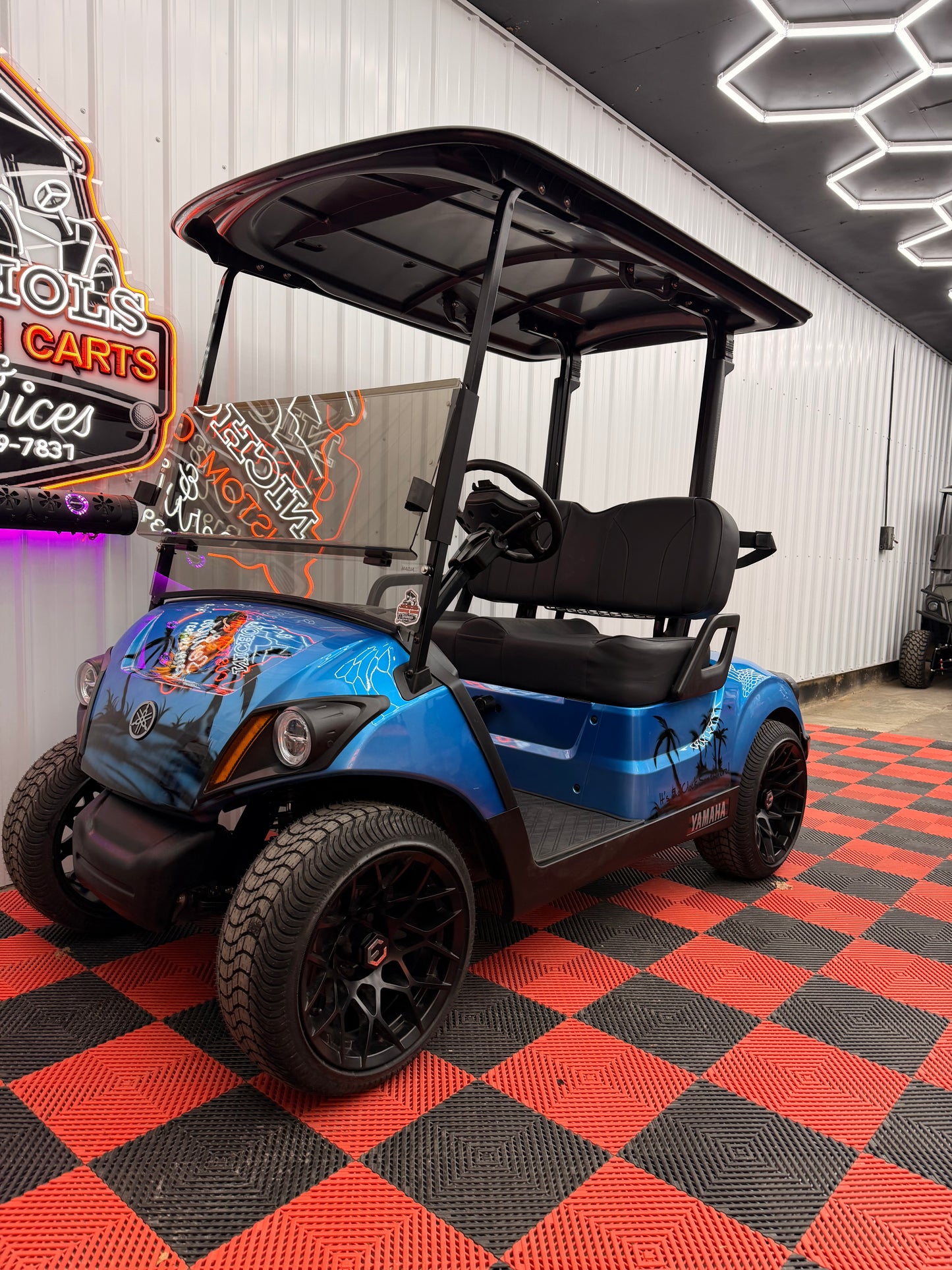 Yamaha Gas EFI 5 O’Clock Somewhere Golf Cart