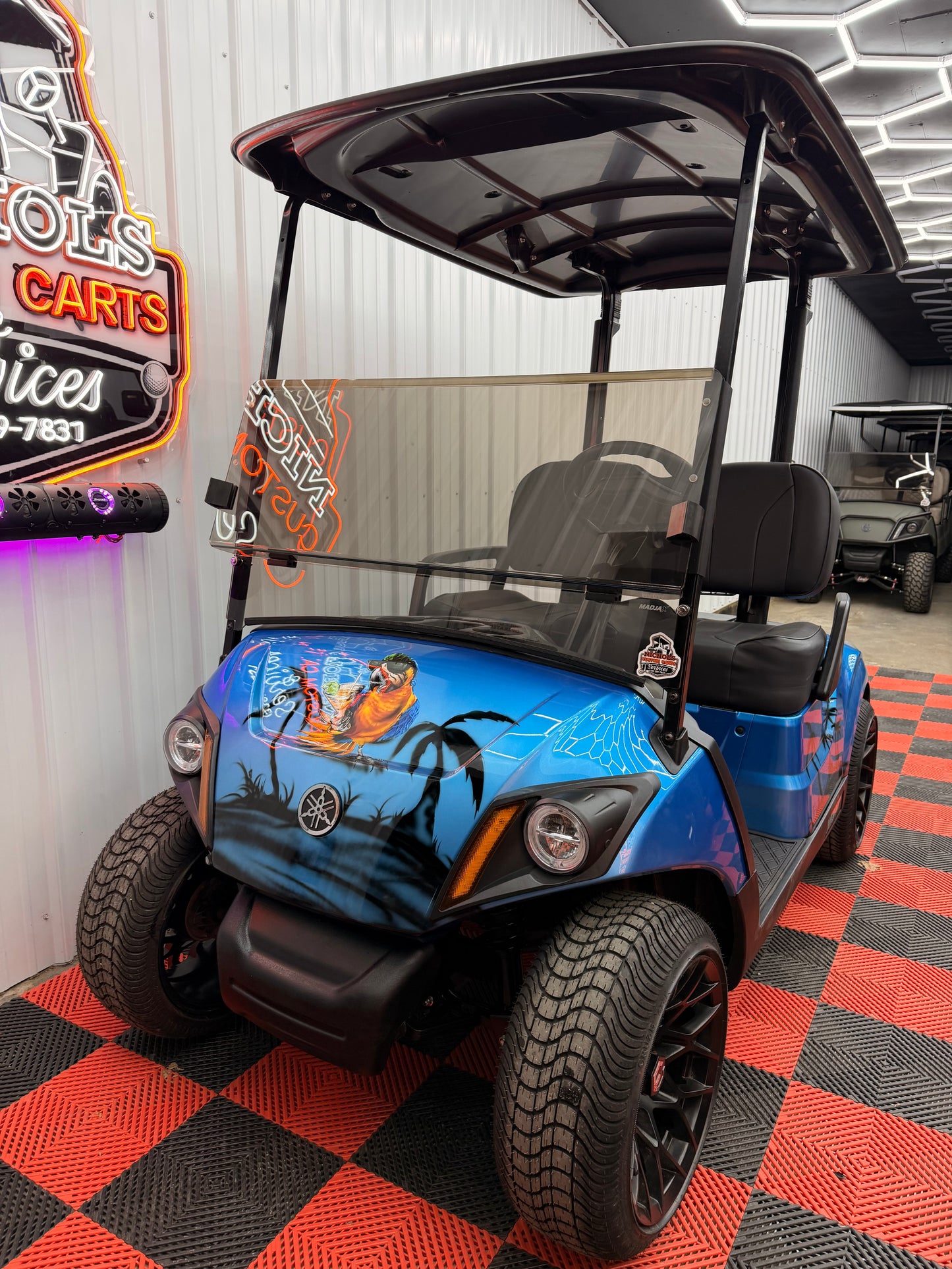 Yamaha Gas EFI 5 O’Clock Somewhere Golf Cart