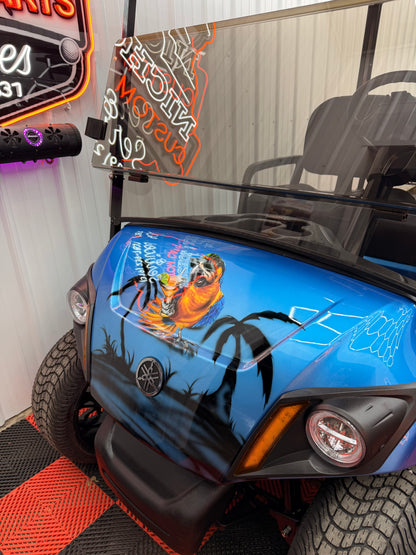 Yamaha Gas EFI 5 O’Clock Somewhere Golf Cart