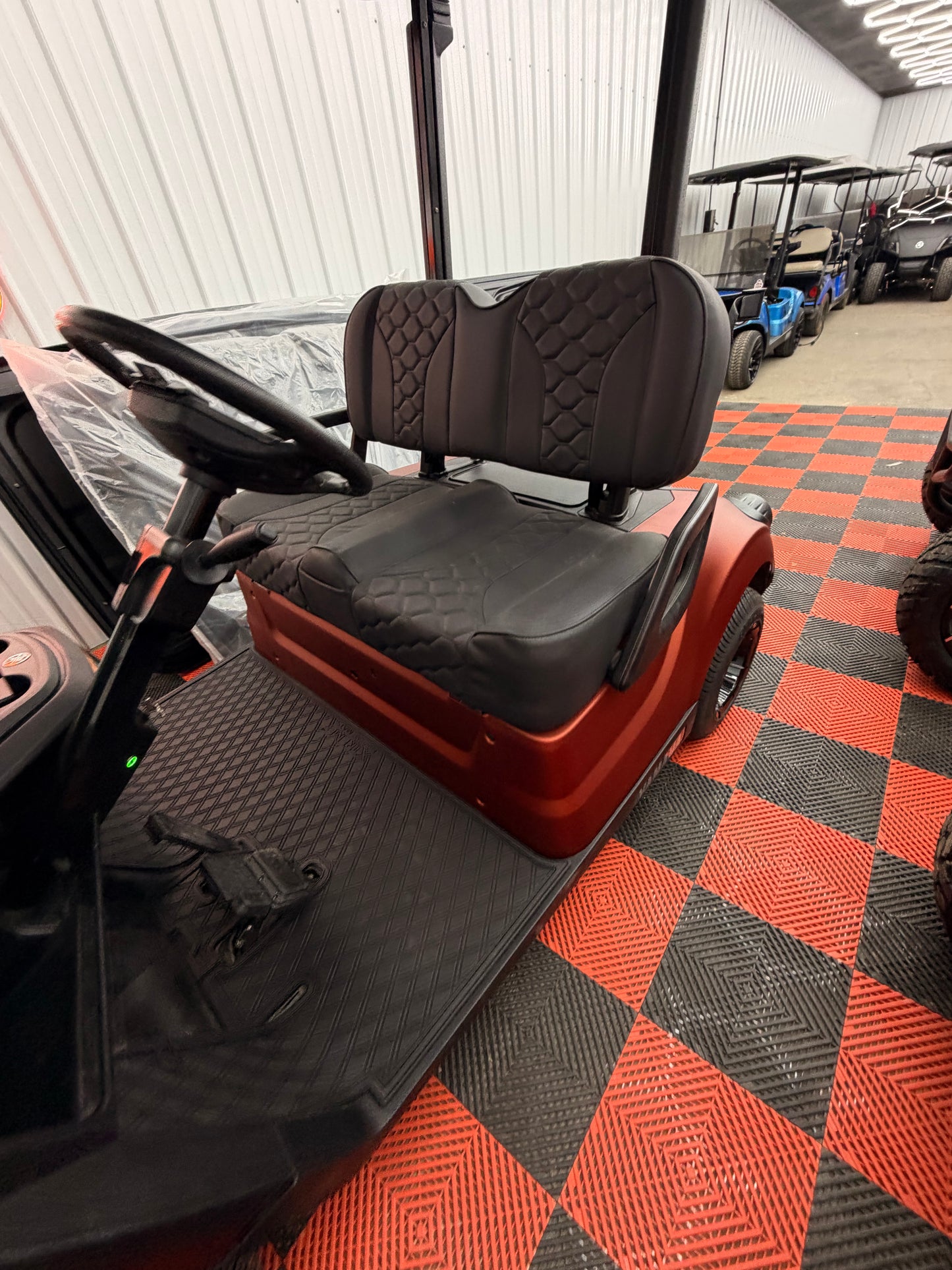 2022 Yamaha AC Lithium Golf Cart(Luxury & Street Legal Kit) For Everest Orange